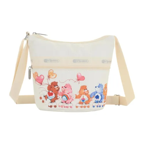 LeSportsac Сумка через плечо с застежкой-молнией Унисекс Бежевого цвета