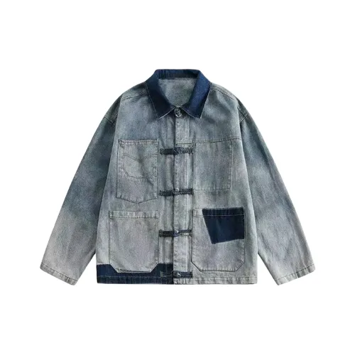 SNEIKLAU Синий Унисекс Куртки