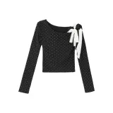 Черный с длинными рукавами