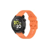 [Оранжевый] Официальный Монохромный Кремниевый Ремешок