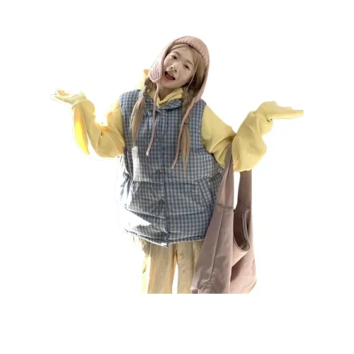 REMOULD Женский жилет в синей клетке