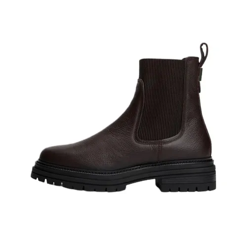 Tommy Hilfiger TH Monogram Челси 4,6 см Женские Темно-коричневый