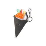 Брелок в виде ролла с крабом и суши