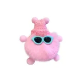 Розовый угольный шар