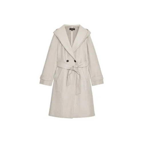 ZARA Бежевый Женский Пальто