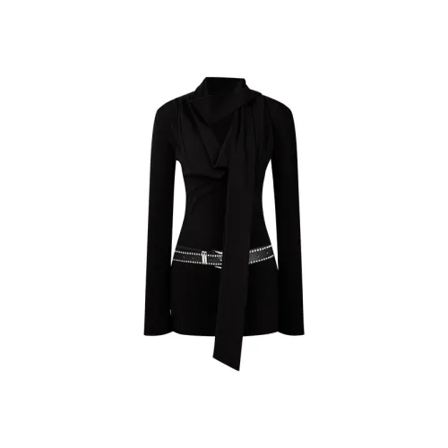 DGOLD Длинное платье с длинными рукавами женское