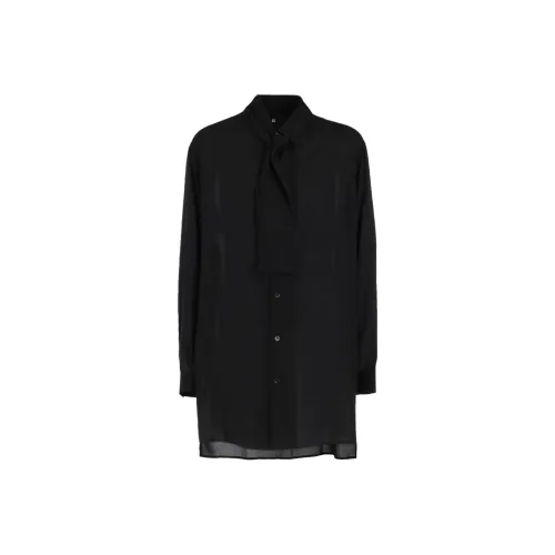 Yohji Yamamoto Y'S For Men FW25 Целлюлоза LAWN Рубашка с Шаль Рубашка Мужская