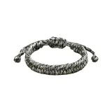 Браслет-шнурок-Богемный [Серый]