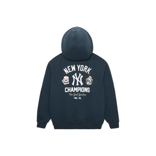 New Era Темно-синий Синий Унисекс Свитшоты