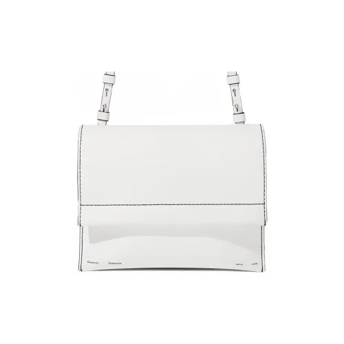 PROENZA SCHOULER Полиуретан с покрытием телячья кожа сумка через плечо сумка на плечо женская оптический белый