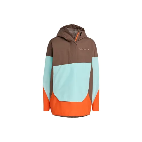 Adidas Terre XPLORIC 2,5L Climaproof Куртка Женские Земля Слой Аква-зеленый Semi Impact Апельсин