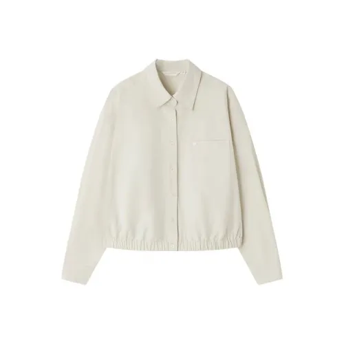 LUYOUYE Экрю Женское Короткое Пальто