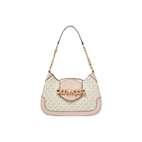 MICHAEL KORS Hally Коровья кожа Подмышечный Сумка на плечо Женская Ванильный белый