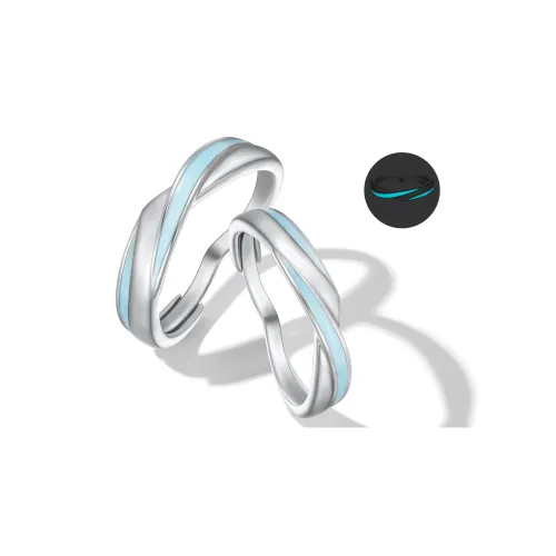 ZEGL Флуоресцентные масляные капельные кольца женские