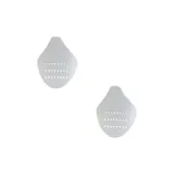 Улучшенный - Светло-белый Серый 1 пара/2 упаковки + Наклейка для защиты обуви