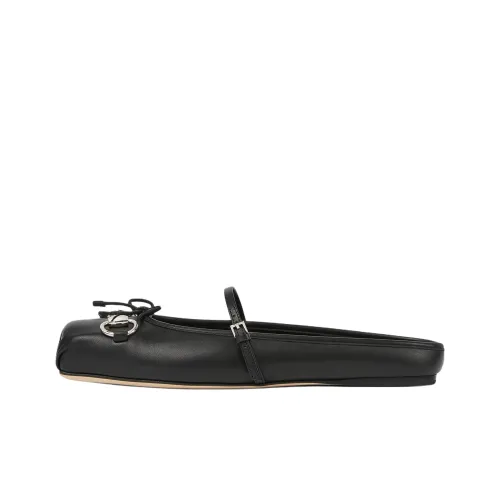 GUCCI Пряжка Horsebit Домашние тапочки Женские Черный