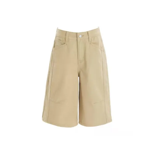 ZXBY Хаки Женские Джинсовые Шорты