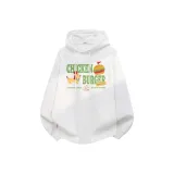 [Износостойкий, устойчивый к скатыванию] Белый (B Гамбургер Колбаса)