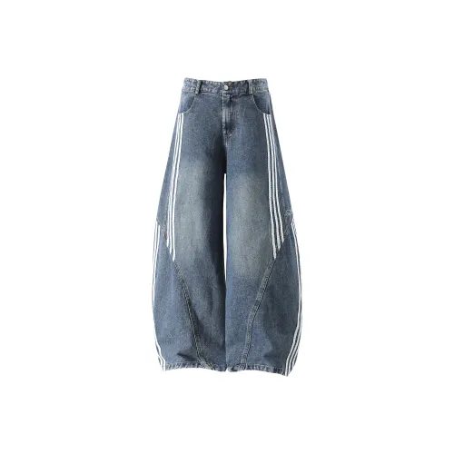 PULUSHIDUOTEMENGDE Джинсы Унисекс