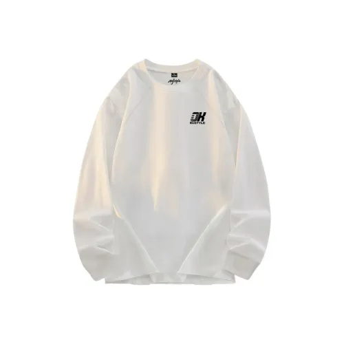 MJ STYLE Длинный рукав Т-рубашка Унисекс