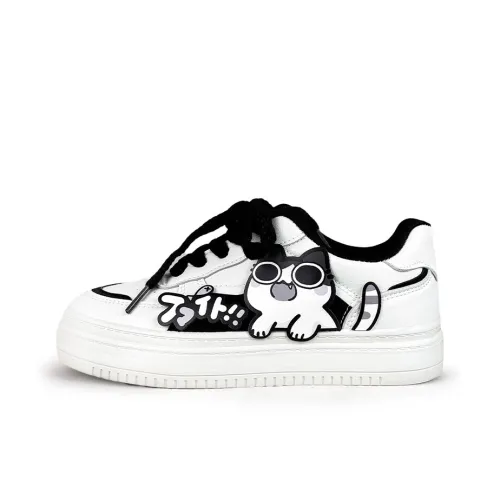 A M Износостойкий Lightweight Дышащий и Противоскользящий. Низкий Топ Скейтборд Кроссовки Женские Черный Белый