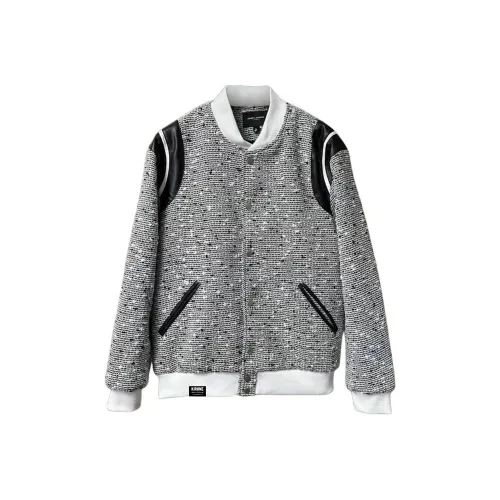 KIRHNE Серый Белый Унисекс Бейсбольные Джерси