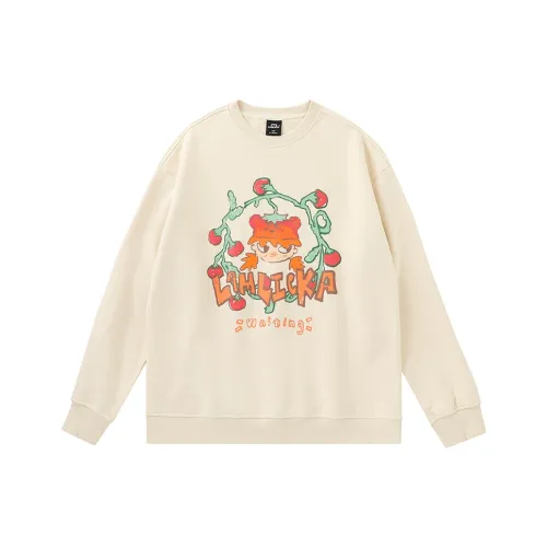 LAMLICKA Абрикос Унисекс Свитшоты