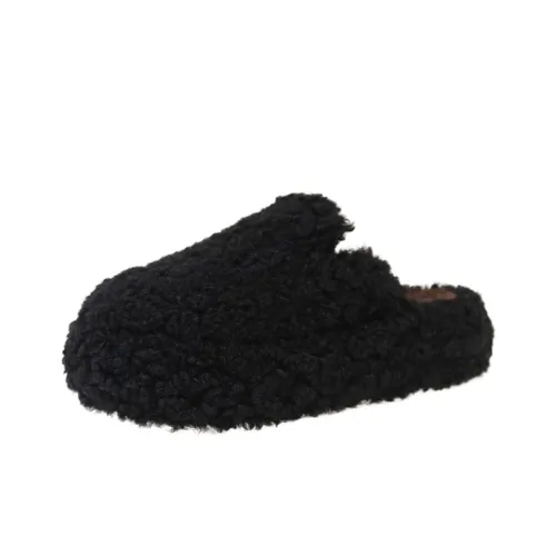 Puppytown Резиновая подошва Домашние тапочки из овечьей шерсти Женские