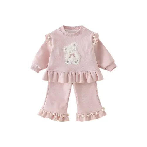 XiaoJinBu Розовый Baby Casual Спортивная Одежда