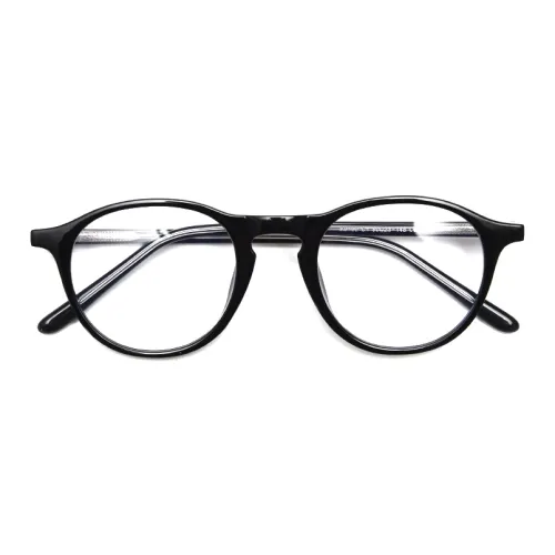 AAJF Сплав Пластиковая Оправа Круглая Оптическая Оправа Унисекс