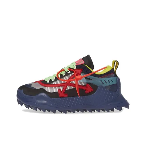 OFF Белый ODSY 1000 Кроссовки Низкий Топ Повседневная обувь Мужская Темно-синий