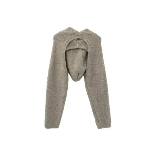 LOWEAR Шерсть Медведь Капюшон Bollero Трикотаж Женский