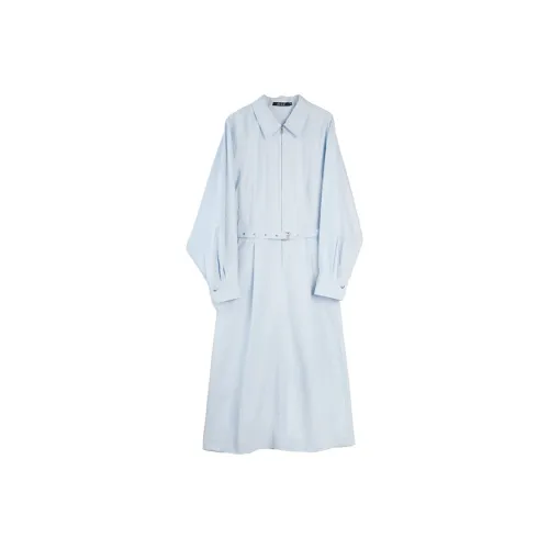 ELLE Длинное платье с длинными рукавами женское