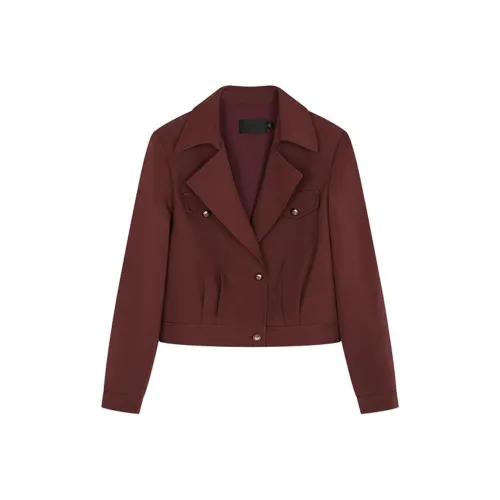 LUYOUYE Бургунди Женские Куртки