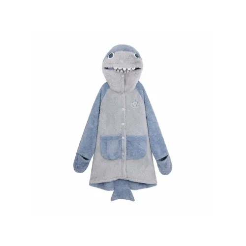 OEING Shark Sleep Robe Женские Банные халаты
