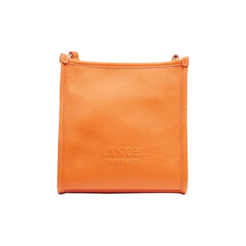LANCEL Телячья кожа Сумка через плечо Маленькая Женская Апельсин