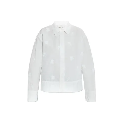 MUNTHE Айвори Белые Женские Рубашки