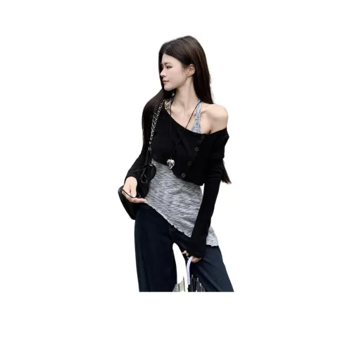 REMOLD Черный комплект Женские T-рубашки