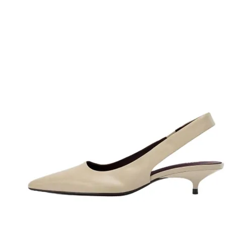 ZARA Узкий каблук Высокие каблуки 4CM Женские Тауповый