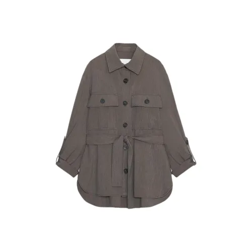 ZARA Коричневые Женские Рубашки