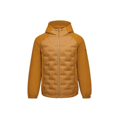 Skechers Пуховик Мужской Черный чай Цвет