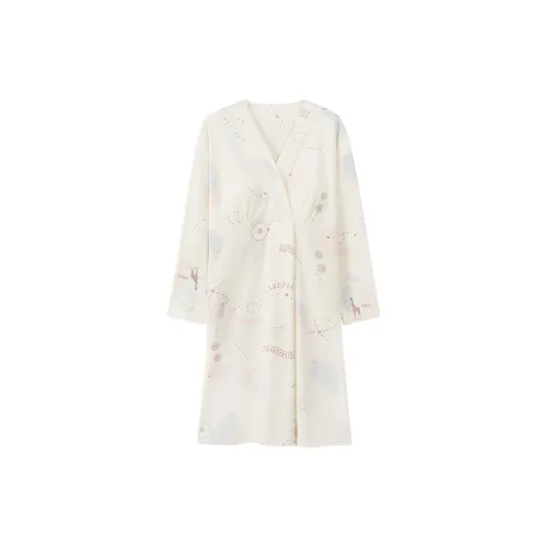 MIIOW Бежевый Женские Ночные сорочки