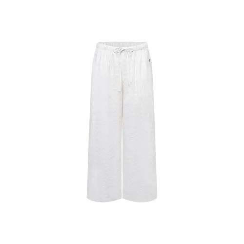 Ariseism Белый Цветочный Повседневные брюки Для Женщин и Мужчин Осенние Повседневные брюки Женские