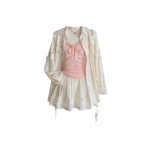 Udon House Розовый Женские Комплекты с Юбкой