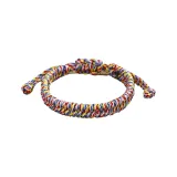 Браслет-шнурок-Богемный [Цветочный дизайн]