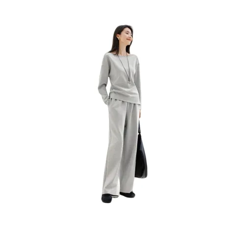 ZUOSAISI Light Gray Women's Casual Suits ZUOSAISI Светло-серый Женский Повседневный Костюм
