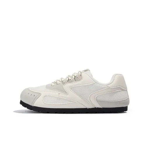 Babaya Устойчивый к истиранию Дышащий Противоскользящий Низкий Топ Детские Лайфстайл Обувь Белый Серый Подростки