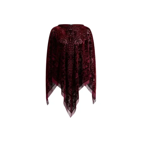ETRO Бордовый Красный Женские Плащи