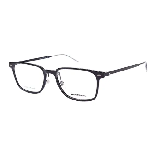 MONTBLANC Пластиковая оправа Прямоугольные Очки OPTICAL Мужские Черные