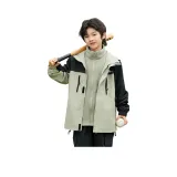 Зеленое пальто с подкладкой